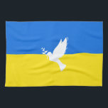 Support Ukraine Kitchen Towel Peace Dove<br><div class="desc">Support Ukraine Kitchen Towels - Dove of Peace - Freedom - Peace - Solidarity - Ukrainian Flag - Strong Together - Freedom Victory ! Let's make the world a better place - everybody together ! A better world begins - depends - needs YOU too ! You can transfer to 1000...</div>
