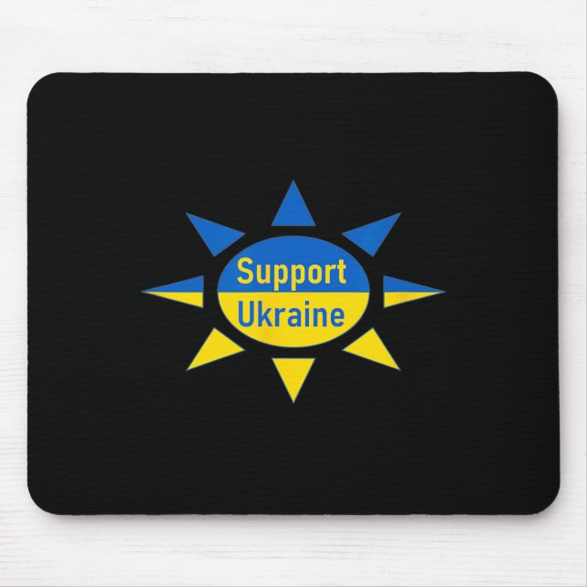 Support Ukraine  Mouse Mat (Front)