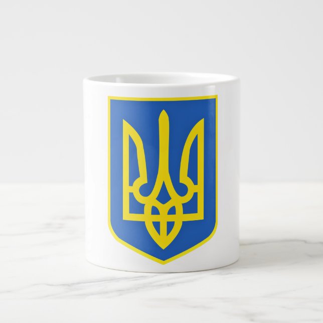 Support Ukraine Mugs Ukrainian Coat Of Arms (Front)