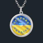 Support Ukraine Necklace Ukrainian Flag Heart<br><div class="desc">Support Ukraine Necklaces - Freedom Peace - Ukrainian Flag - Heart Solidarity - Strong Together - Freedom Victory ! You can also transfer Support Ukraine to more than 1000 Zazzle products ! Resize and move or remove and add elements / text with customisation tool ! We Stand With UKraine !...</div>