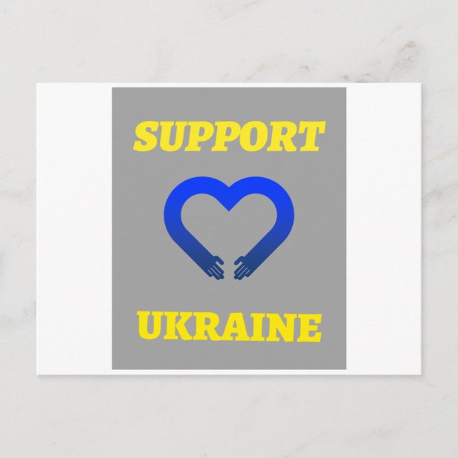 SUPPORT UKRAINE POSTCARD (Front)