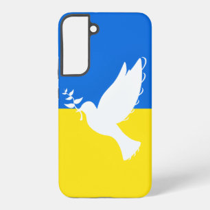Support Ukraine Samsung Galaxy Case Peace Dove