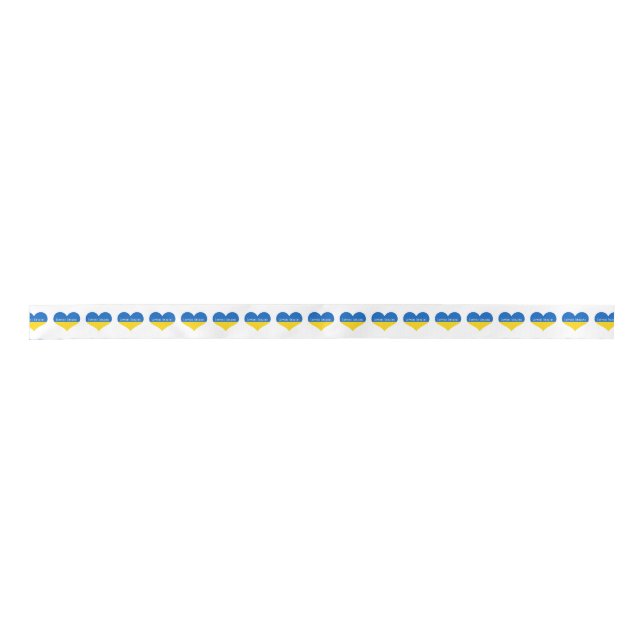 Support Ukraine Satin Ribbon (Front)