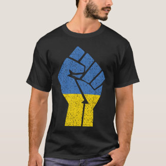 Support Ukraine Stand With Ukraine Ukrainian Flag  T-Shirt