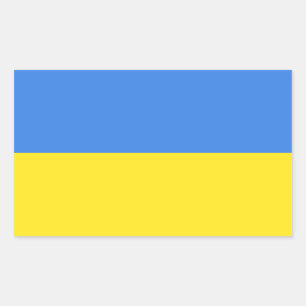 Support Ukraine Sticker Ukrainian Flag