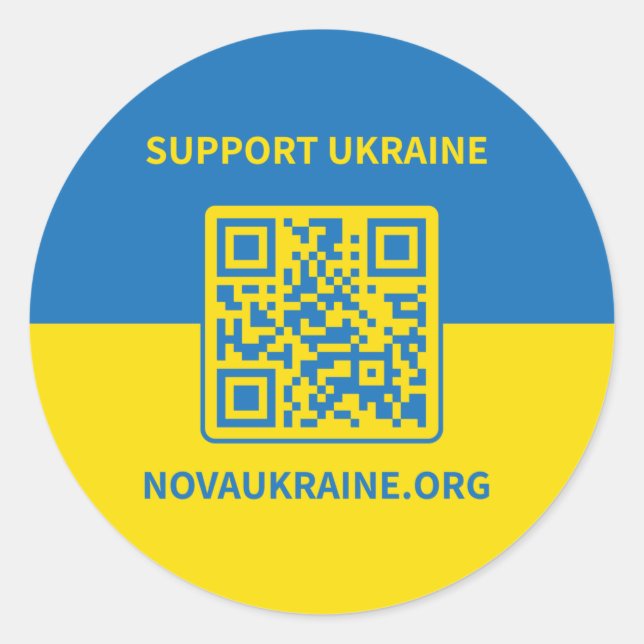 Support Ukraine Stickers (Front)