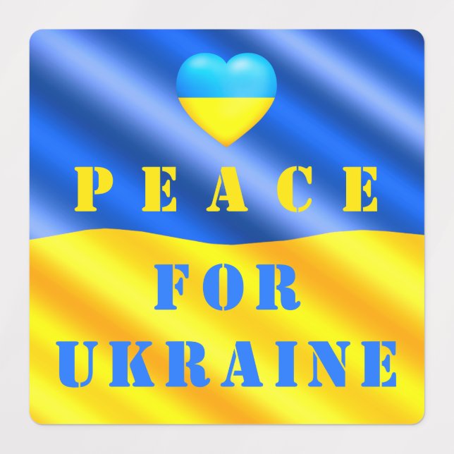 Support Ukraine Stickers (Design 1)