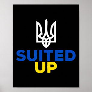 Support Ukraine This Is My Suit Ukrainian Flag Sui Poster