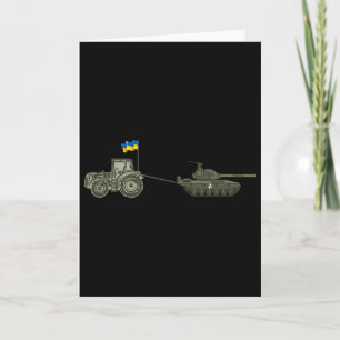 Support Ukraine Tractor Pulling A Russian Card