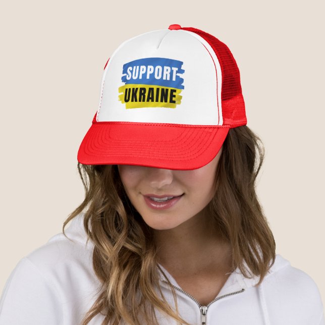 SUPPORT UKRAINE TRUCKER HAT (In Situ)
