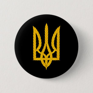 Support Ukraine Ukraine Stand With Zelensky Peace 6 Cm Round Badge