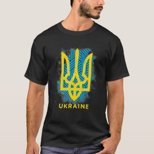Support Ukrainians Flag Vintage Ukraine Ukrainian T-Shirt