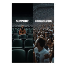 Support vs. Congratulations Hustle Motivation