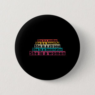 Support Womens Rights  6 Cm Round Badge