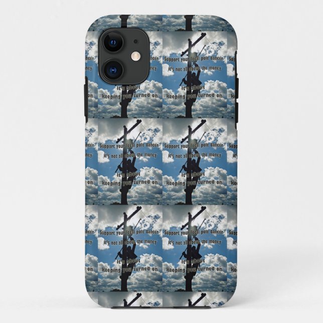 Support your Lineman Case-Mate iPhone Case (Back)