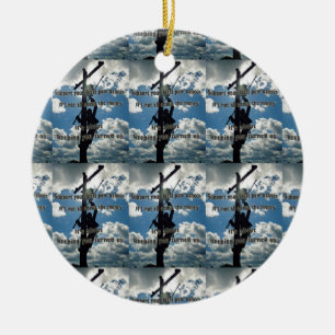 Support your Lineman Ceramic Tree Decoration