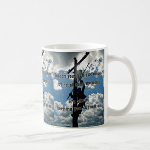 Support your Lineman Coffee Mug