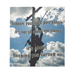 Support your Lineman Notepad