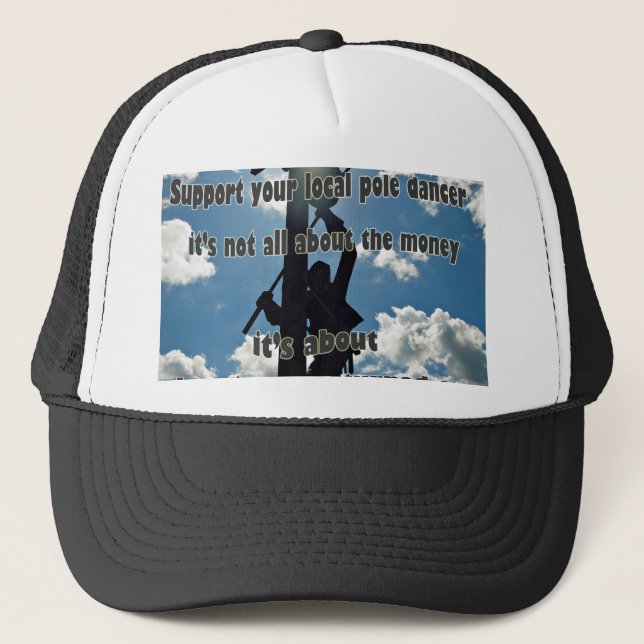 Support your Lineman Trucker Hat (Front)