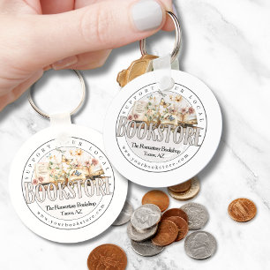 Support Your Local Bookstore Book Club Custom Key Ring