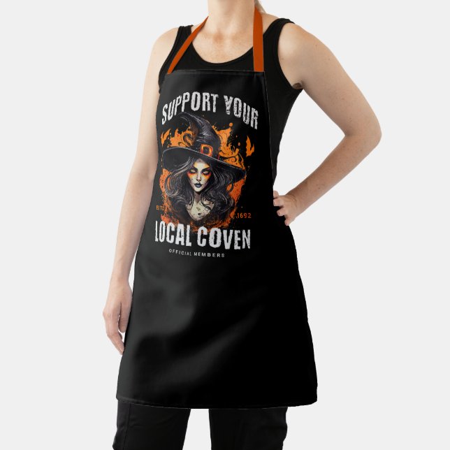 Support Your Local Coven Apron (Insitu)