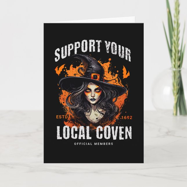 Support Your Local Coven Card (Front)