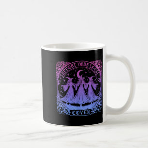 Support Your Local Coven Funny Witch Halloween Coffee Mug