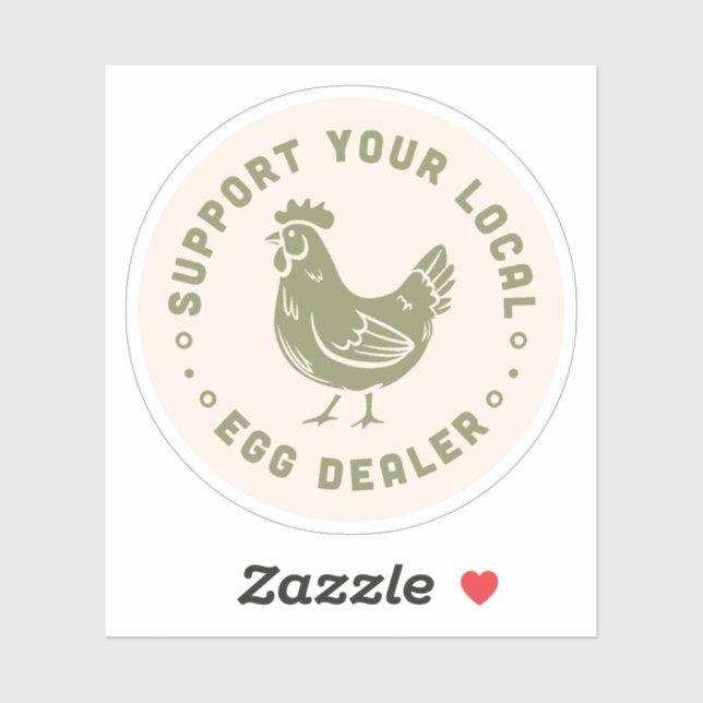 Support your local egg dealer funny chicken lover (Sheet)