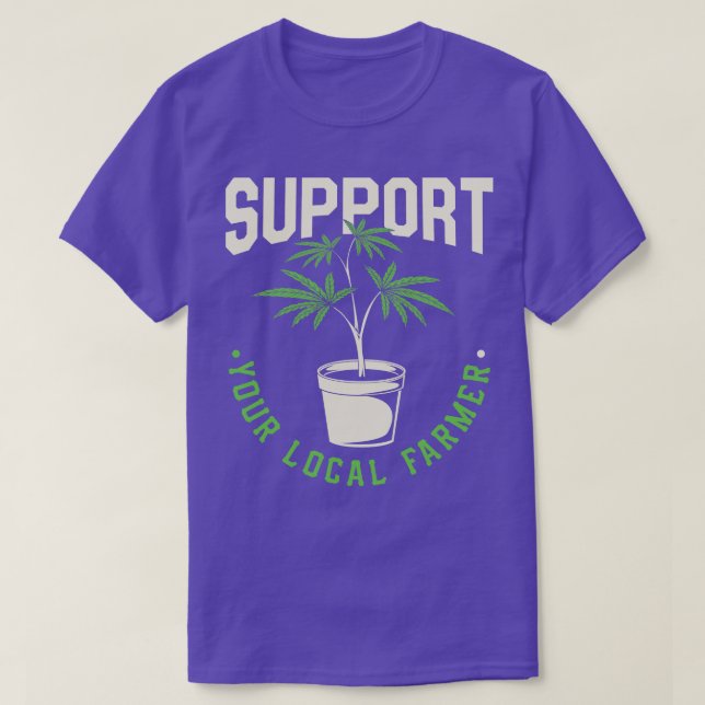 Support Your Local Farmer T-Shirt (Design Front)