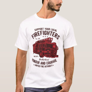 Support your local Fire Fighters Men's shirt