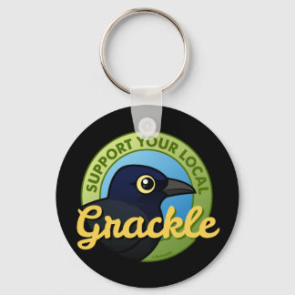 Support Your Local Grackle Key Ring