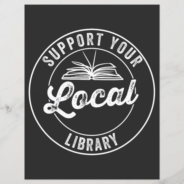 support your local library (Front)