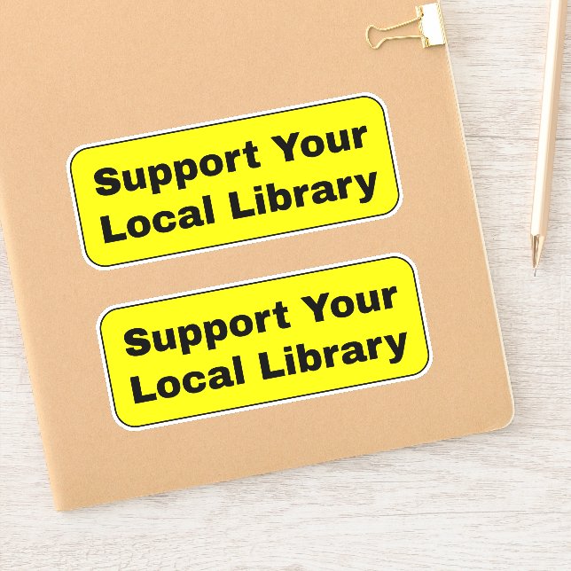 Support Your Local Library - Yellow (Notebook)