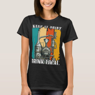 Support Your Local Moonshine Keep It Shiny Redneck T-Shirt