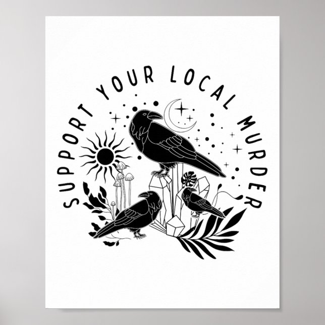 Support Your Local Murder  Poster (Front)