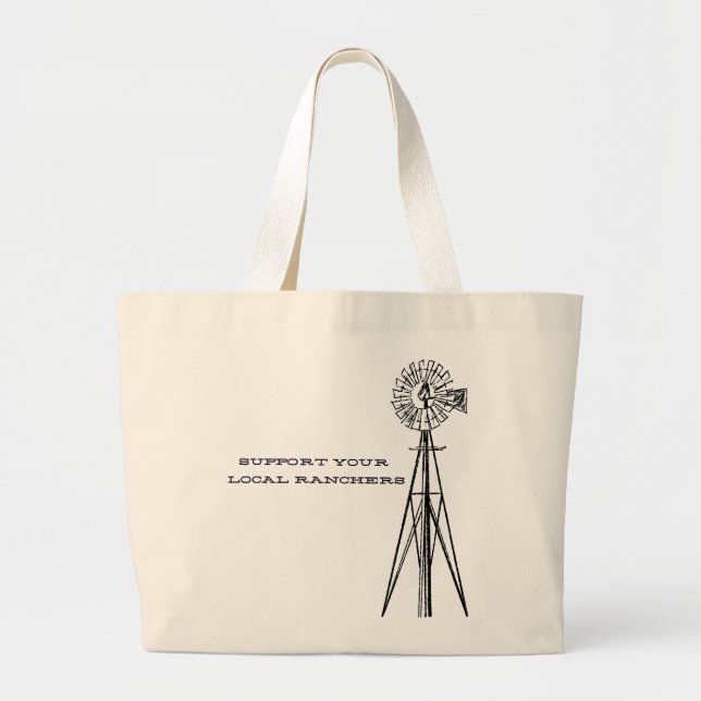 Support your local ranchers tote (Front)