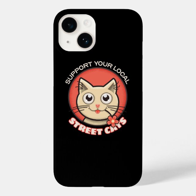Support Your Local Street Cats Case-Mate iPhone Case (Back)