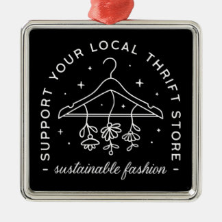 Support your local thrift store metal tree decoration