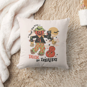 Support Your Local Trick Or Treaters – Vintage Cushion