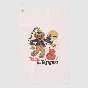 Support Your Local Trick Or Treaters – Vintage Golf Towel