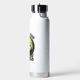 Support Your Local Witches Vintage Halloween Desig Water Bottle