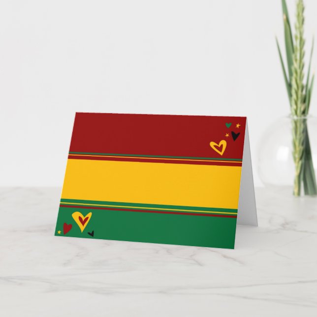 support'a'sista thank you card (Front)