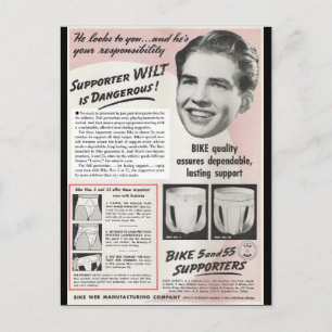 Supporter Wilt is Dangerous! Postcard