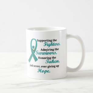 Supporting Admiring Honouring 2 OVARIAN CANCER Coffee Mug