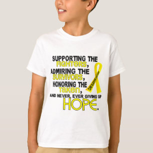 Supporting Admiring Honouring 3.2 Bladder Cancer T-Shirt