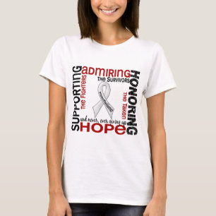 Supporting Admiring Honouring 9 Mesothelioma T-Shirt