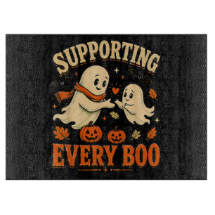 Supporting Every Boo Funny Halloween Best Friend Cutting Board