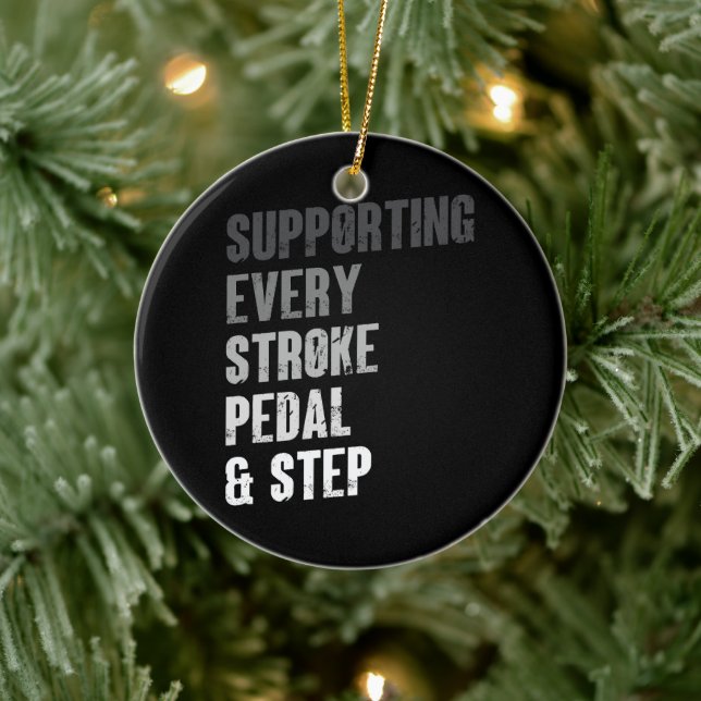 Supporting Every Stroke Pedal & Step - Multisport  Ceramic Tree Decoration (Tree)