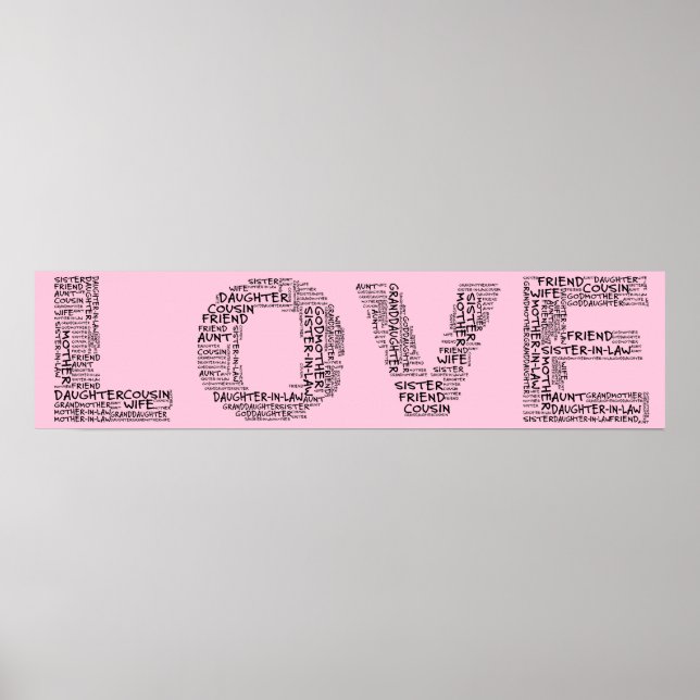 Supporting Loved Ones Banner (Black Text) Poster (Front)