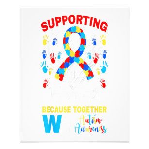 Supporting My Brother Puzzle Autism Awareness Gift Flyer